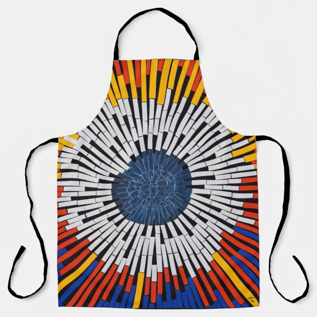 Abstract in Tape—Starburst Apron (Front)