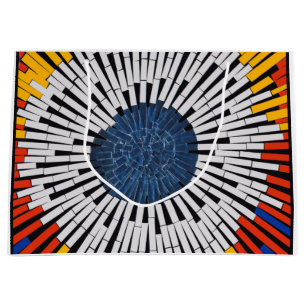 Abstract in Tape—Starburst Large Gift Bag