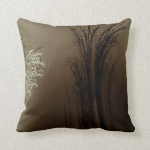 Abstract in Wheat Pillow
