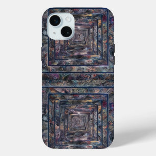 Abstract Infinity Pattern iPhone 15 Plus Case
