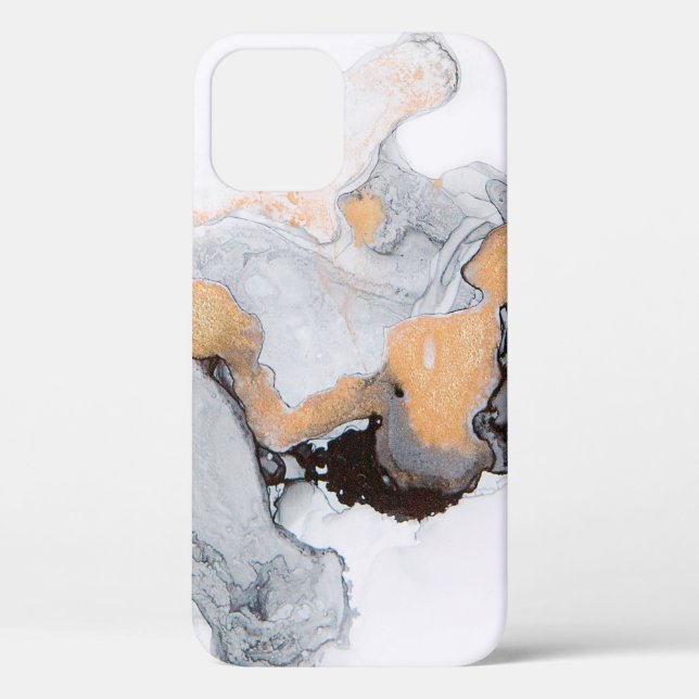 Abstract ink and acrylic background. Trend 2018. L Case-Mate iPhone Case (Back)