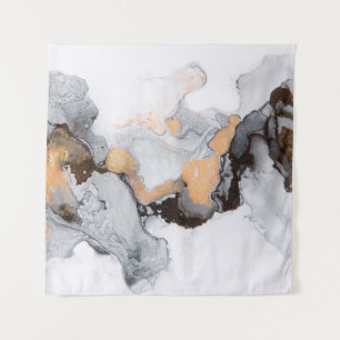 Abstract ink and acrylic background. Trend 2018. L Tapestry