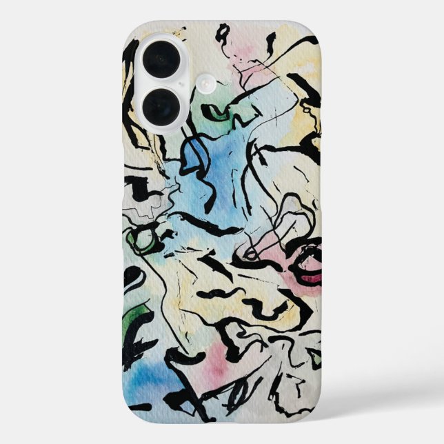 Abstract Ink Art Case-Mate iPhone Case (Back)