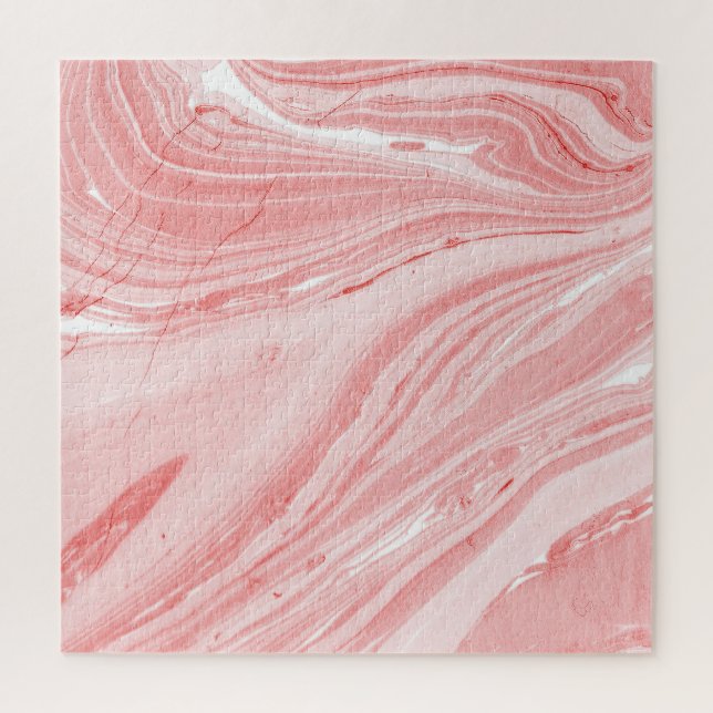Abstract ink marble texture background. jigsaw puzzle (Vertical)