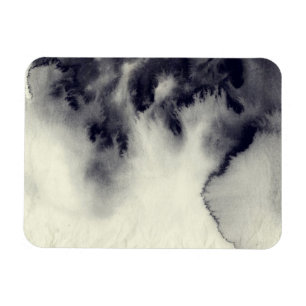 Abstract ink painting on grunge paper texture. magnet