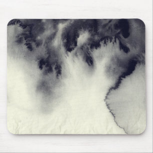 Abstract ink painting on grunge paper texture. mouse pad