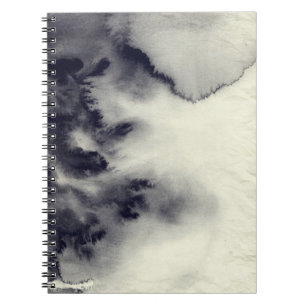 Abstract ink painting on grunge paper texture. notebook