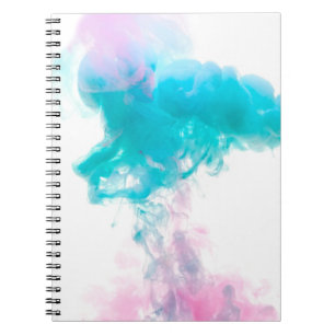 Abstract ink water colours notebook