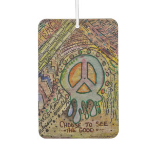 Abstract Inner Peace Car Freshener