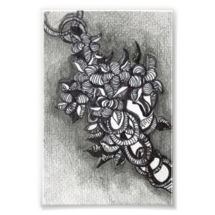 Abstract Inspired. A Cluster of Tangles Photo Print