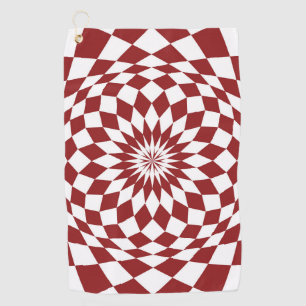 Abstract Interior Design Golf Towel