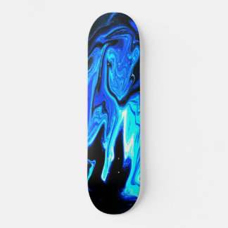Abstract Iridescent Skateboard Deck