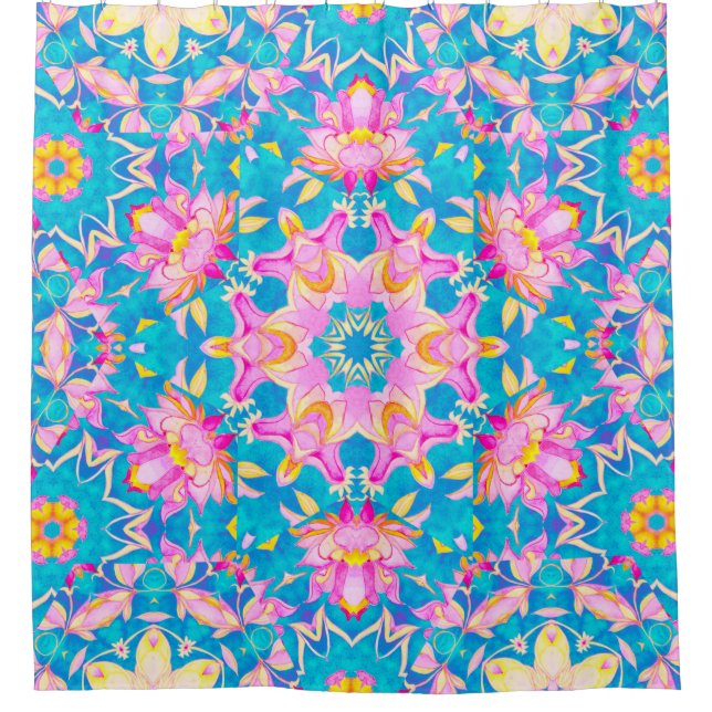 Abstract islamic pattern in arabian style. Seamles Shower Curtain (Front)