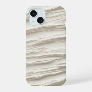 Abstract Ivory Texture iPhone 15 Case