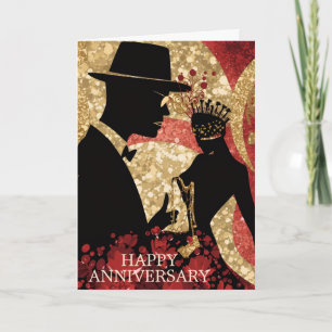 Abstract Jazz Serenade Card