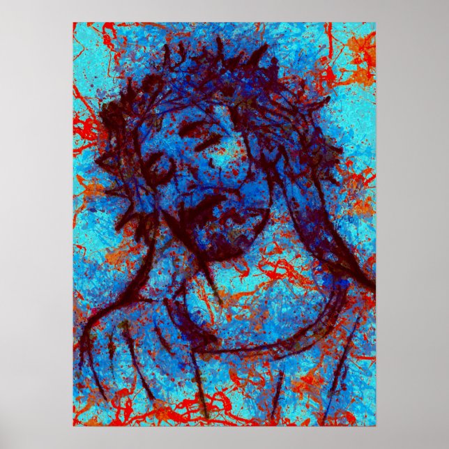 abstract jesus poster (Front)