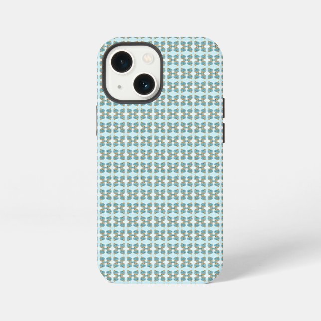 Abstract jewellery pattern iPhone case (Back)