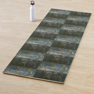 Abstract Journey,Couple on Horseback by Kandinsky Yoga Mat