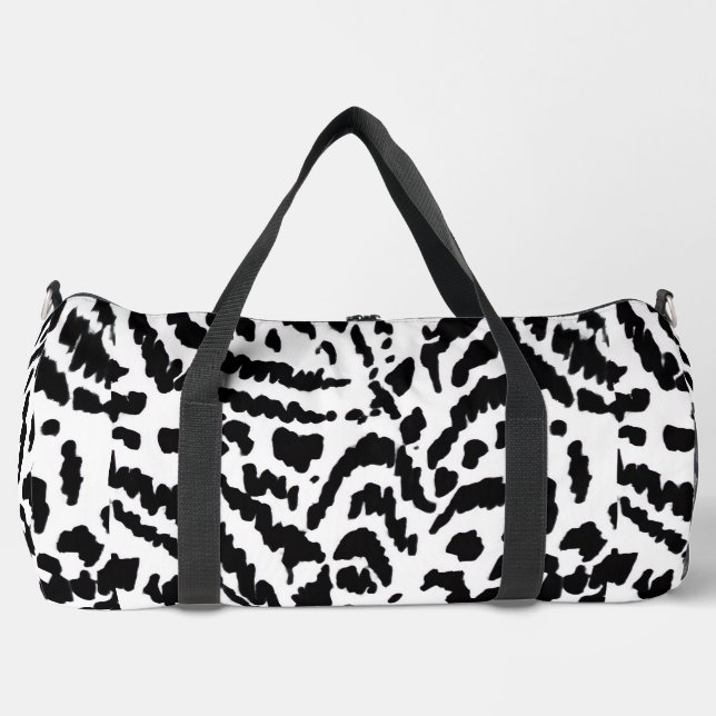Abstract Jungle Duffle Bag (Front)