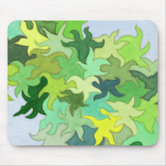 Abstract jungle mousepad