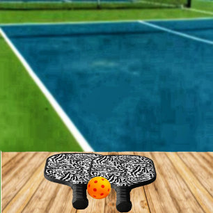 Abstract Jungle Pickleball Paddle