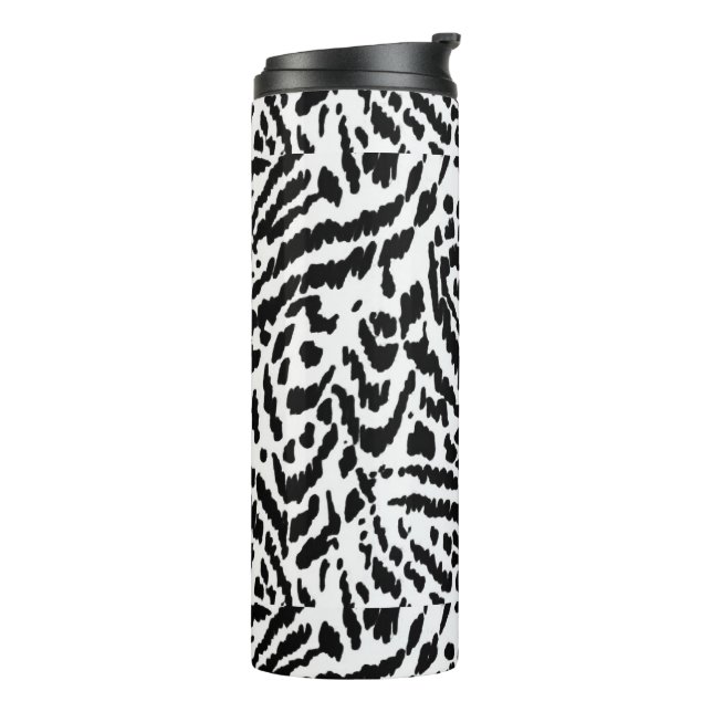 Abstract Jungle   Thermal Tumbler (Rotated Left)