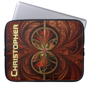 Abstract Kaleidoscope Multicolored Concept Design Laptop Sleeve