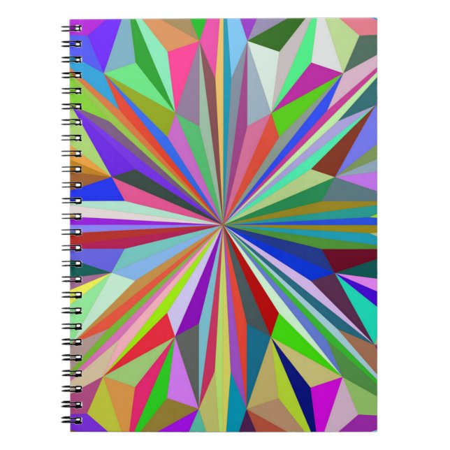 Abstract kaleidoscope notebook (Front)