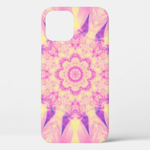Abstract kaleidoscope pastel background. Beautiful iPhone 12 Case