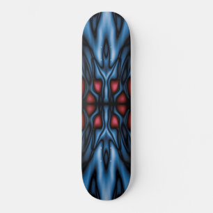 Abstract kaleidoscope pattern skateboard