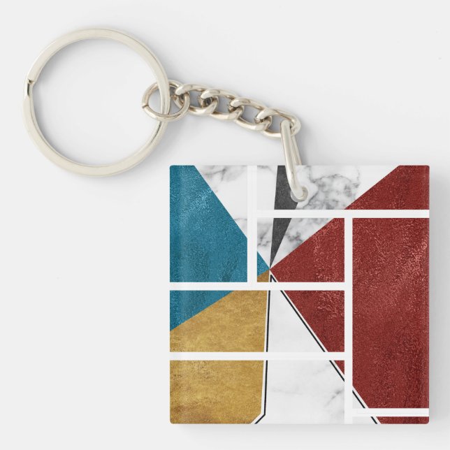 Abstract Key Ring (Front)