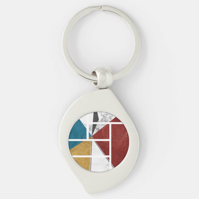 Abstract Key Ring (Front)