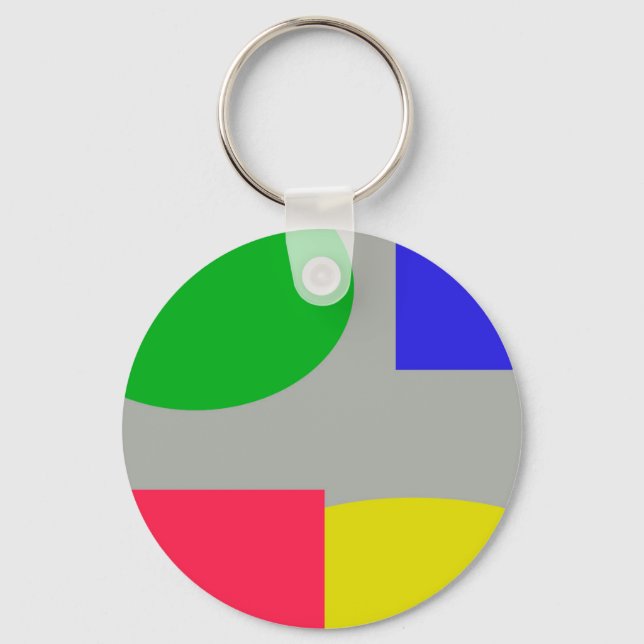 Abstract Key Ring (Front)