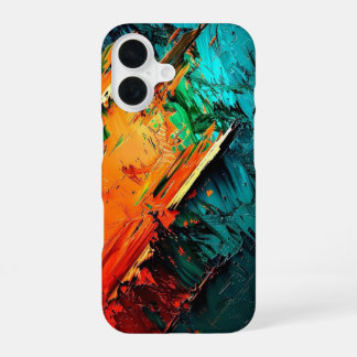 Abstract Kinetic Splatter_ iphone case 