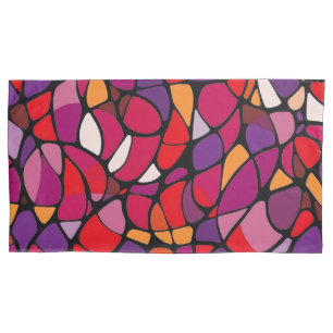 Abstract King Pair Pillowcases