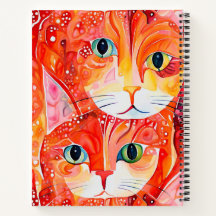Abstract Kittens  Notebook
