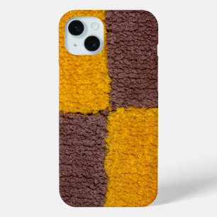 Abstract knitted texture iPhone 15 mini case