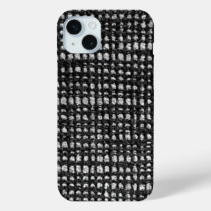 Abstract knitted texture iPhone 15 mini case