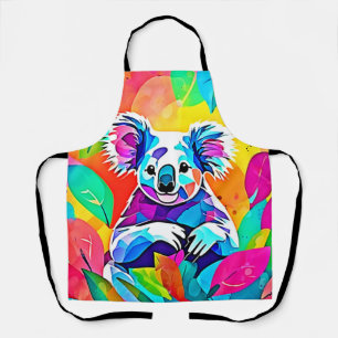 Abstract Koala Design Apron