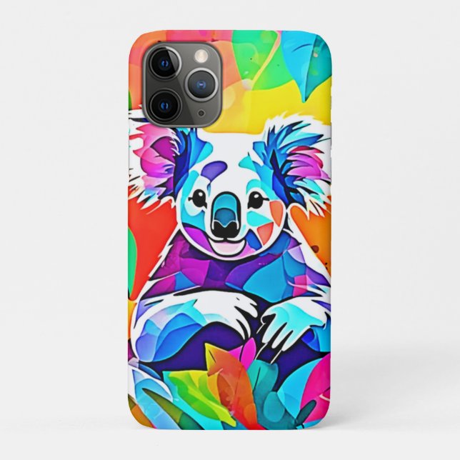 Abstract Koala Design Case-Mate iPhone Case (Back)