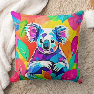Abstract Koala Design Cushion