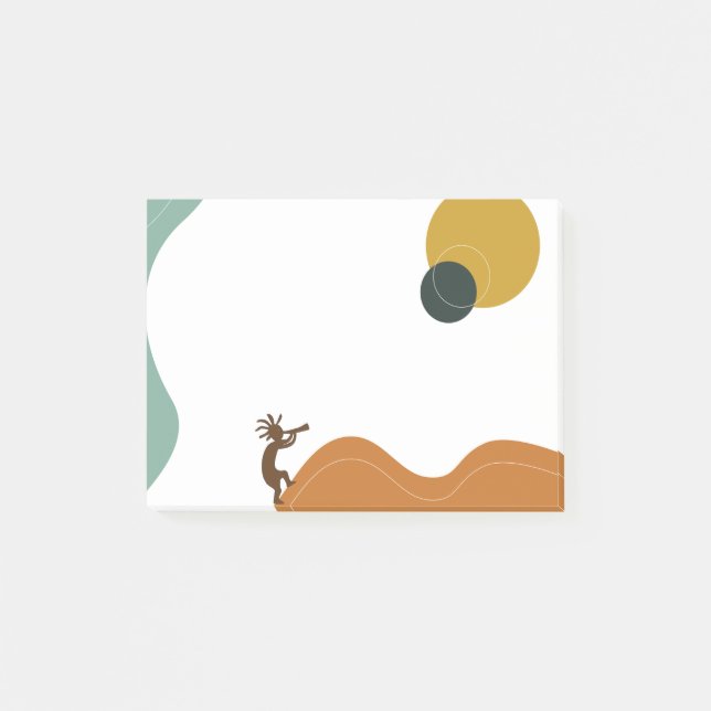 Abstract Kokopelli  Notes (Front)