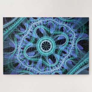 abstract lace puzzle