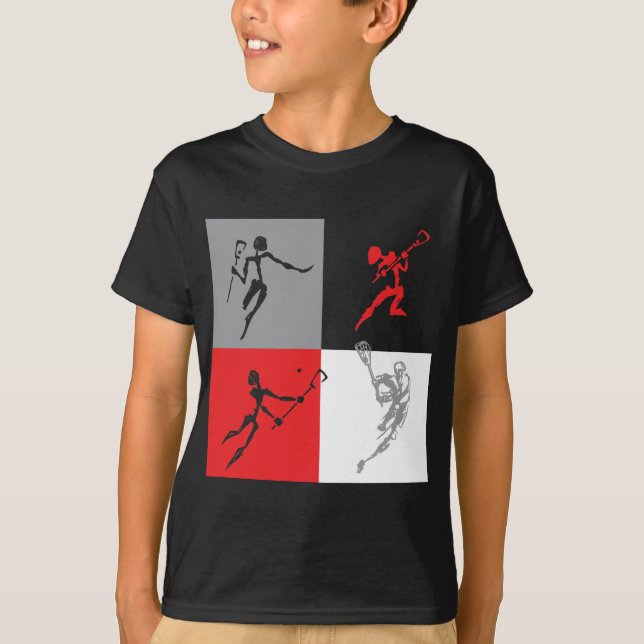 Abstract Lacrosse T-Shirt (Front)
