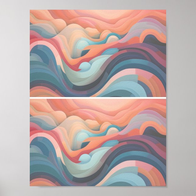 Abstract Landscape 1 Poster (Front)
