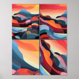 Abstract Landscape 3 Poster