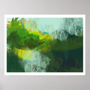 abstract landscape art-painting poster