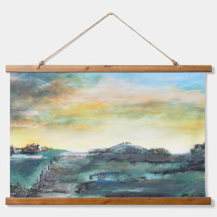Abstract Landscape Hanging Tapestry