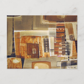 Abstract Landscape of Potosi Bolivia 25.75 x 22 Postcard