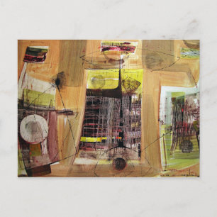 Abstract Landscape of Potosi Bolivia 30.6x21.3 Postcard